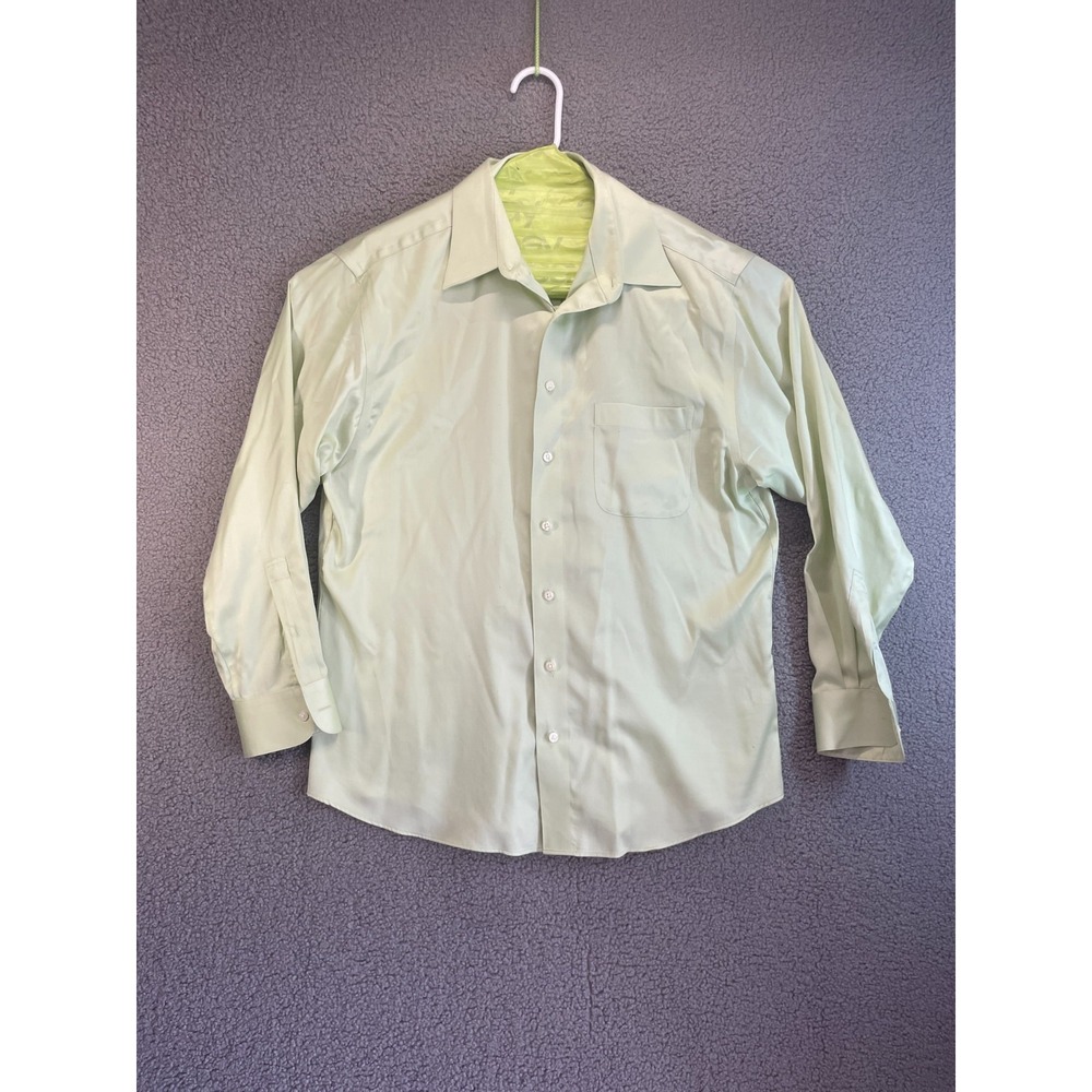 Murano Dress Shirt Adult 16-1/2 33 Gold Preppy Business